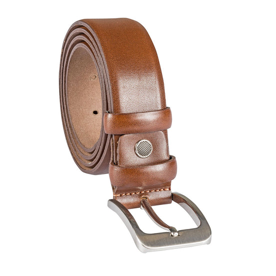 Medium Brown Leather Belt