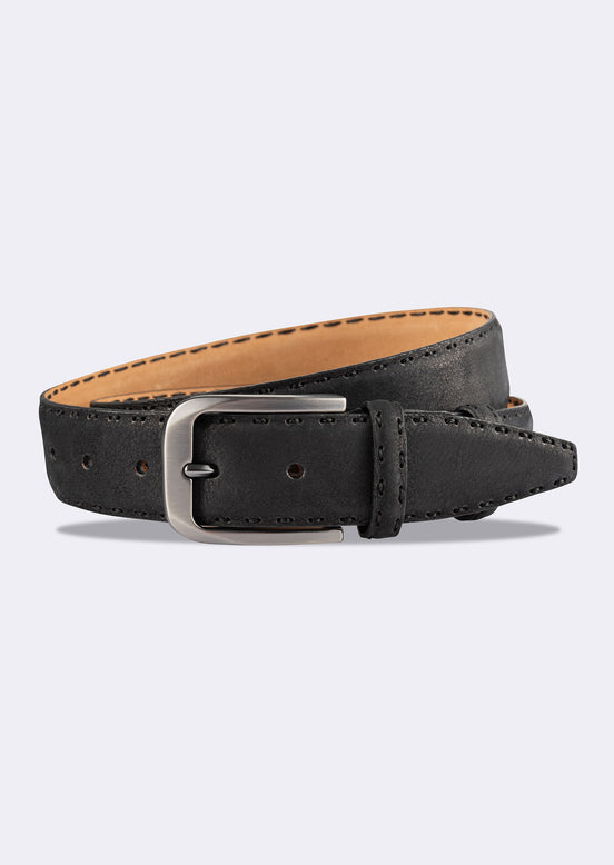Black Leather Belt
