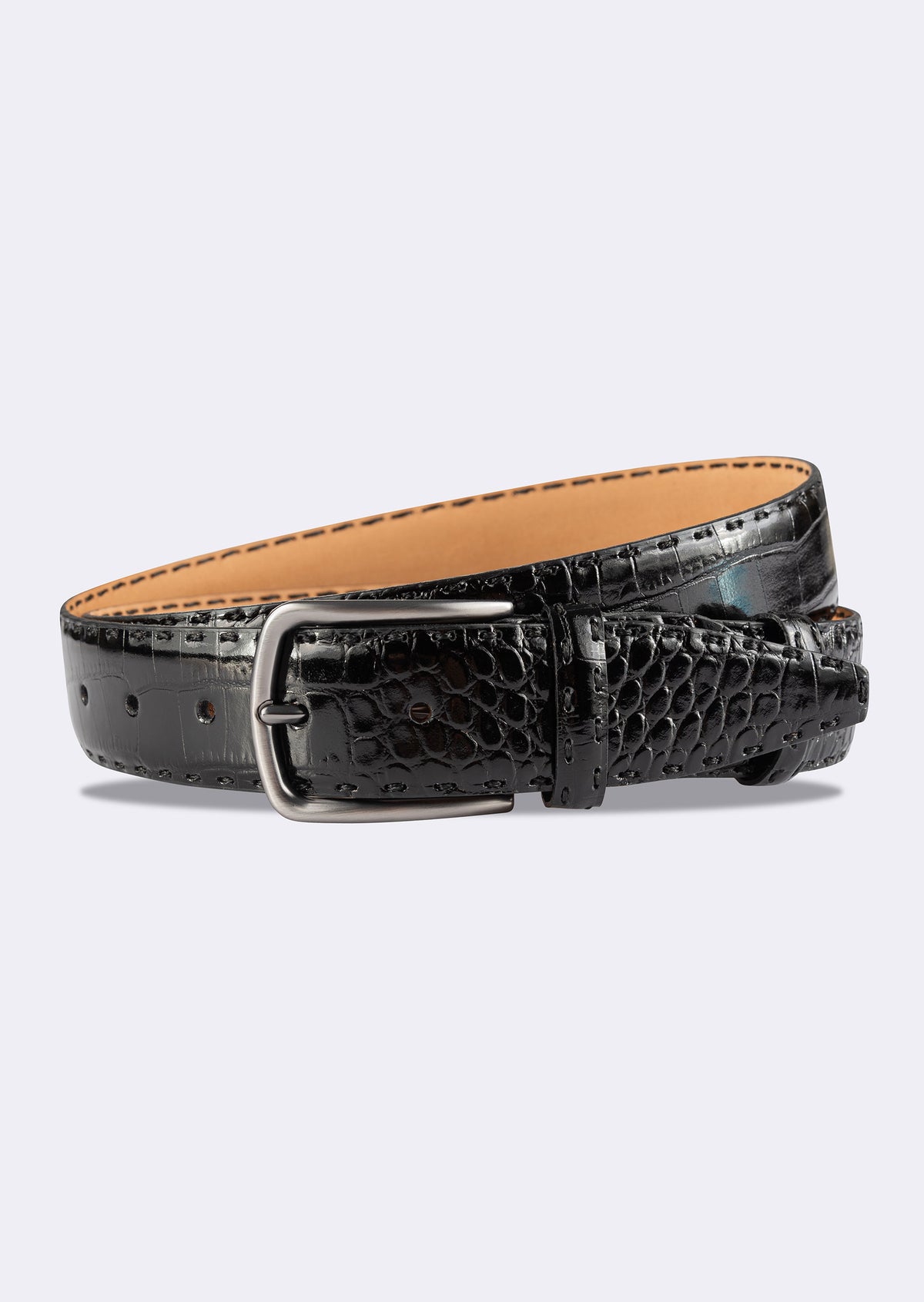 Black Leather Belt