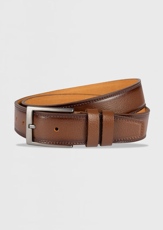 Medium Brown Leather Belt