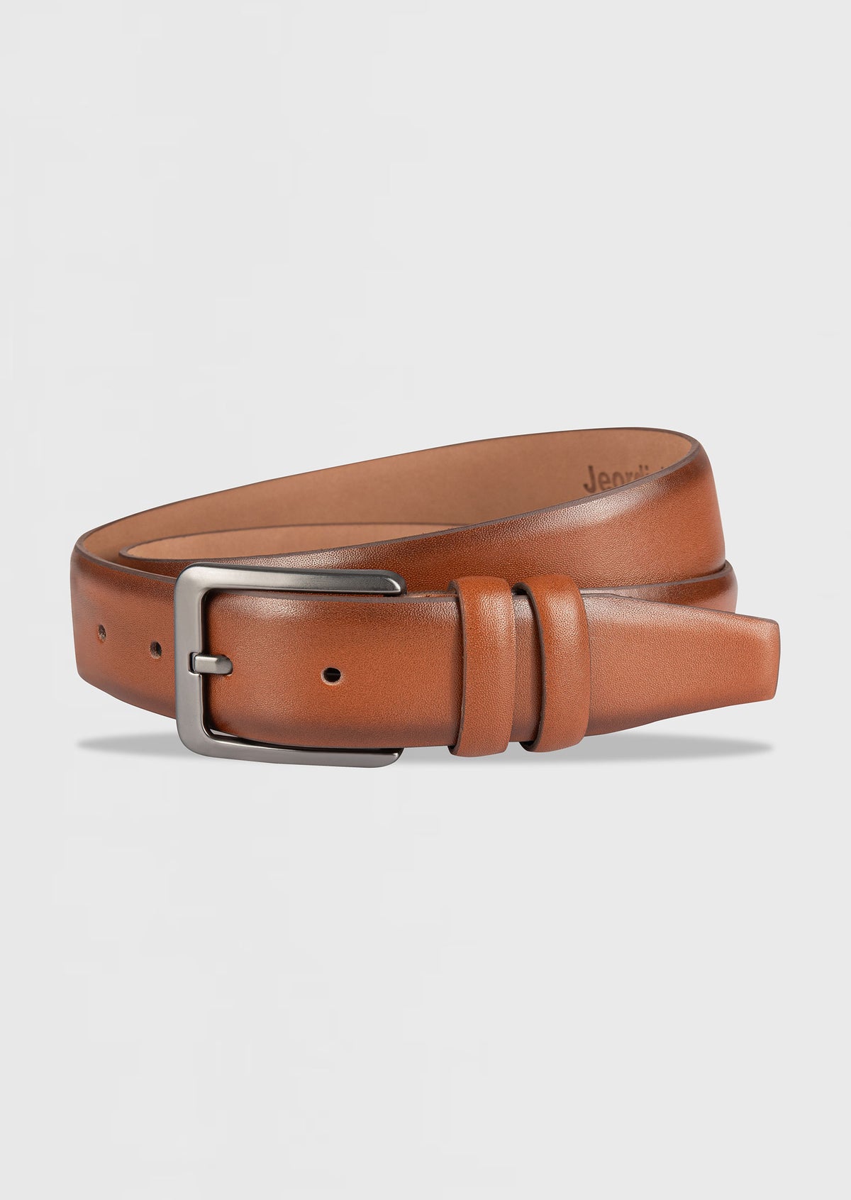 Medium Brown Leather Belt