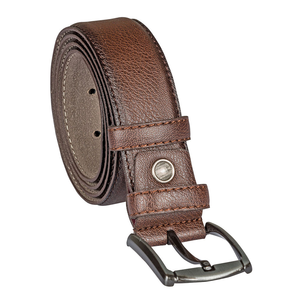 Brown Faux Leather Belt