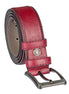 Burgundy Faux Leather Belt