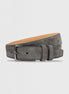 Anthracite Leather Belt