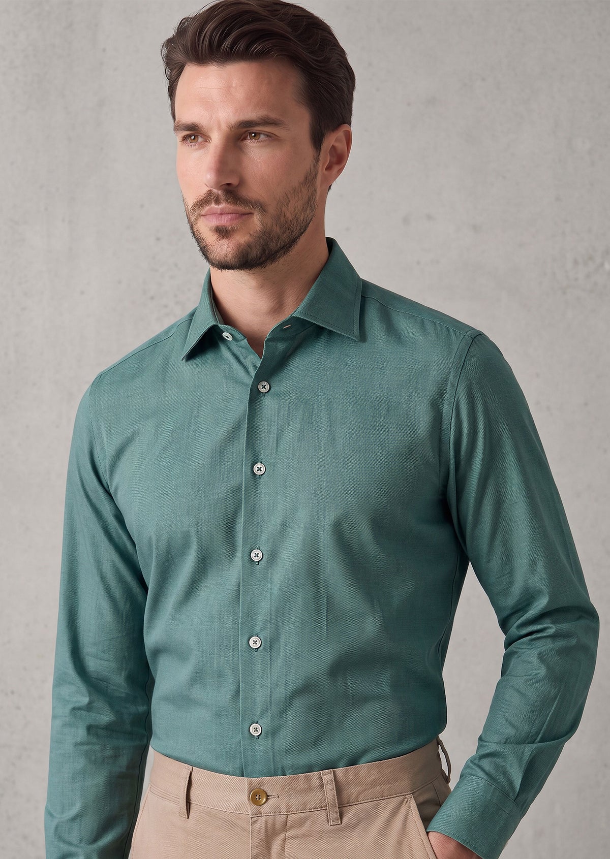 Green Long Sleeve Shirt