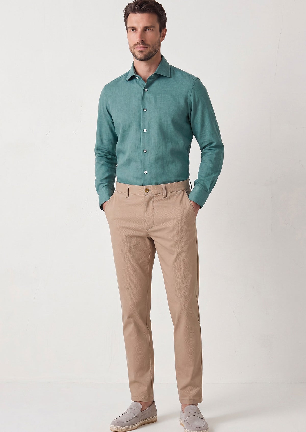 Green Long Sleeve Shirt