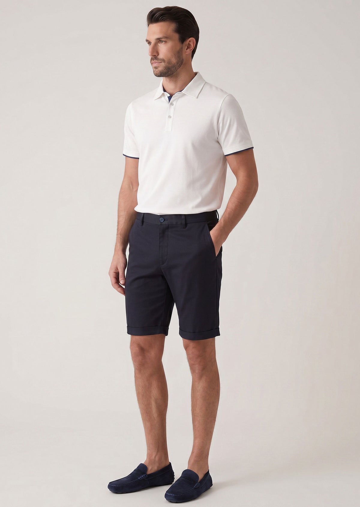 Dark Navy Bermuda Short