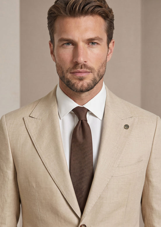 Beige Suit
