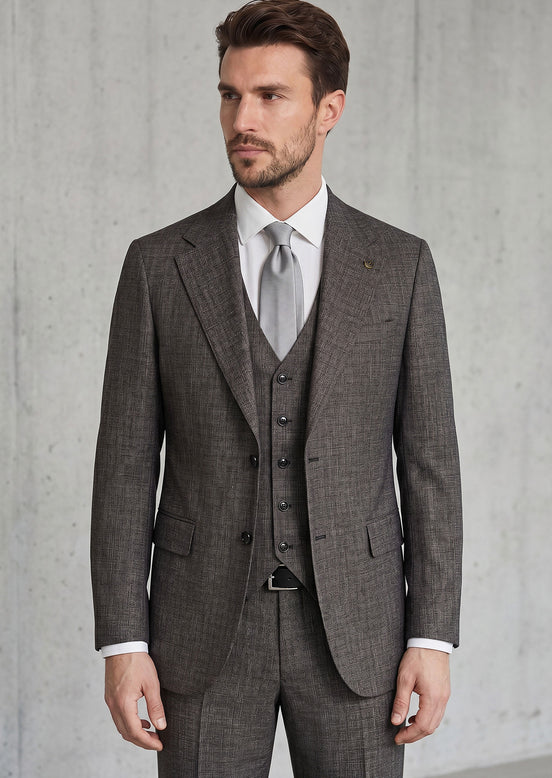 Black Three-Piece Suit