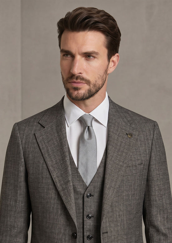 Black Three-Piece Suit