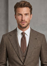 Brown Three-Piece Suit