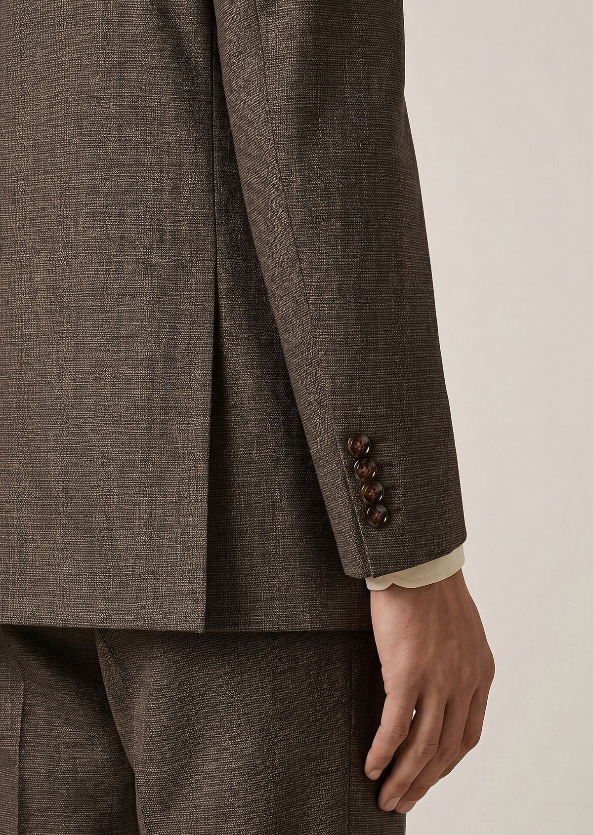 Brown Three-Piece Suit