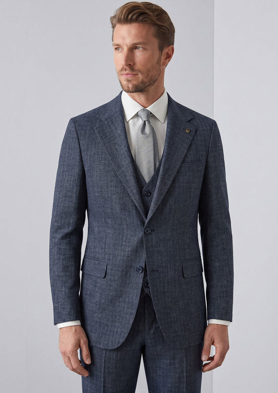 Light Navy Three-Piece Suit