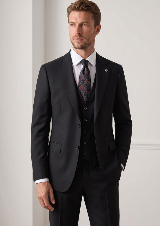 Black Three-Piece Suit