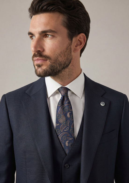 Navy Three-Piece Suit