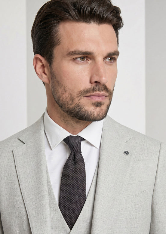 Grey Three-Piece Suit