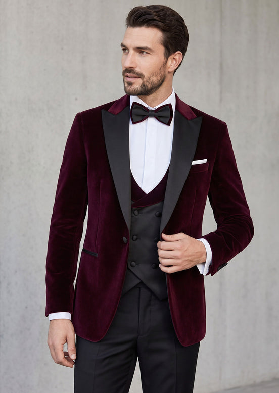 Burgundy Tuxedo