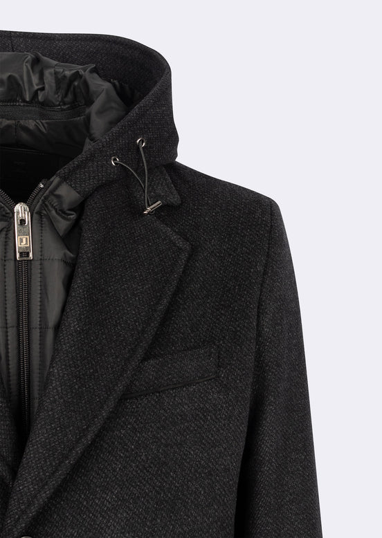 Anthracite Wool Coat