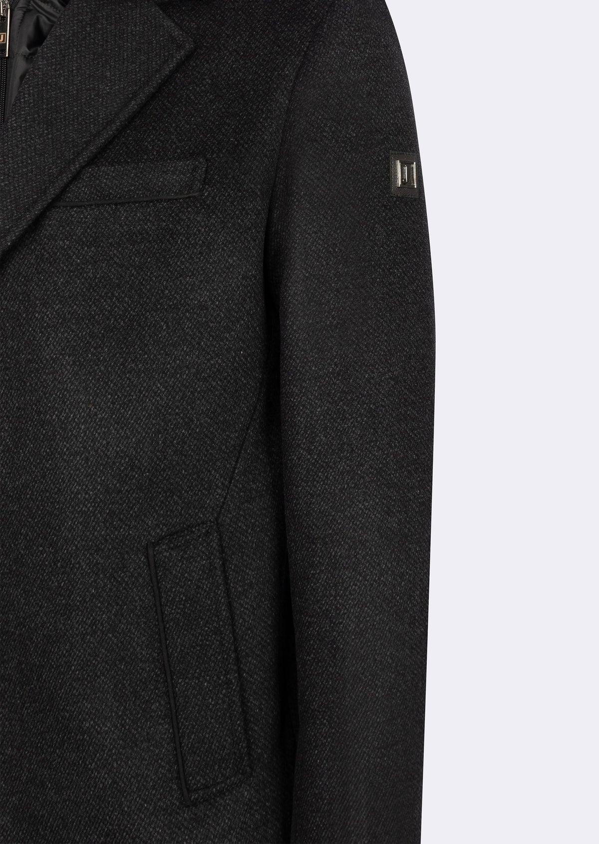Anthracite Wool Coat