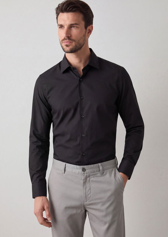 Black Plain Shirt