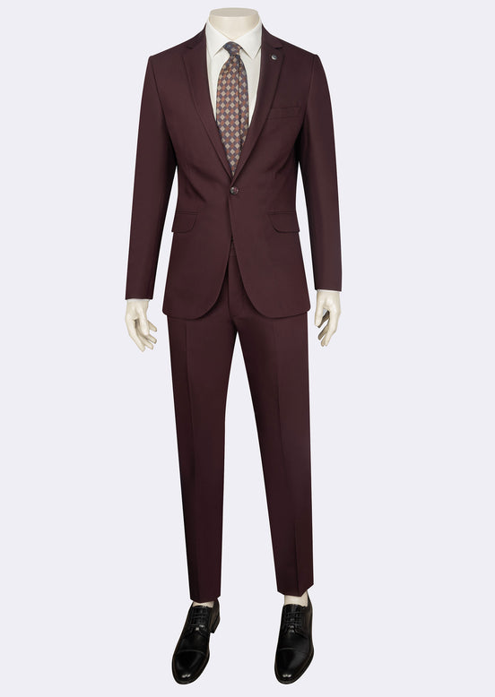Burgundy Suit