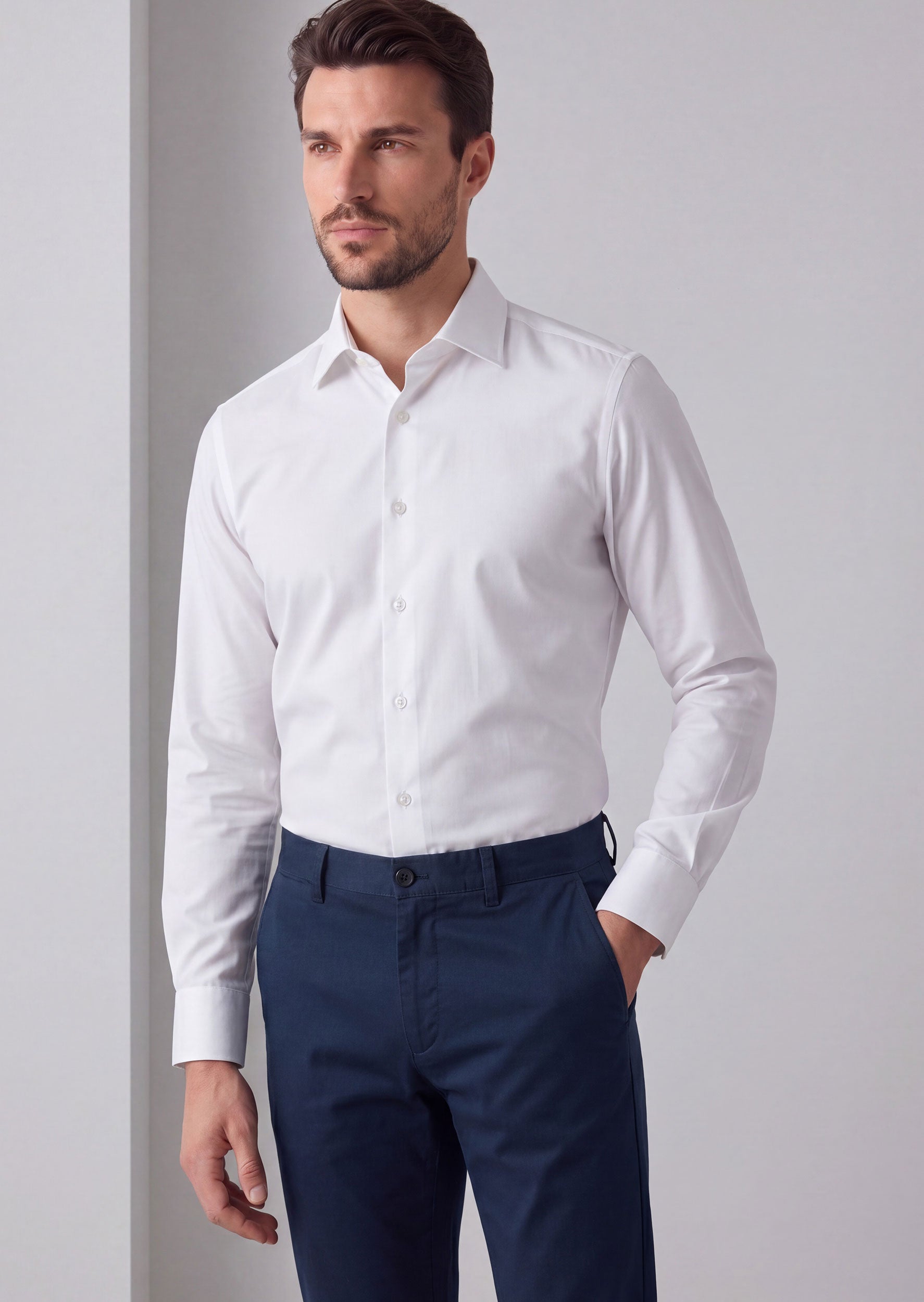 White Long Sleeve Shirt
