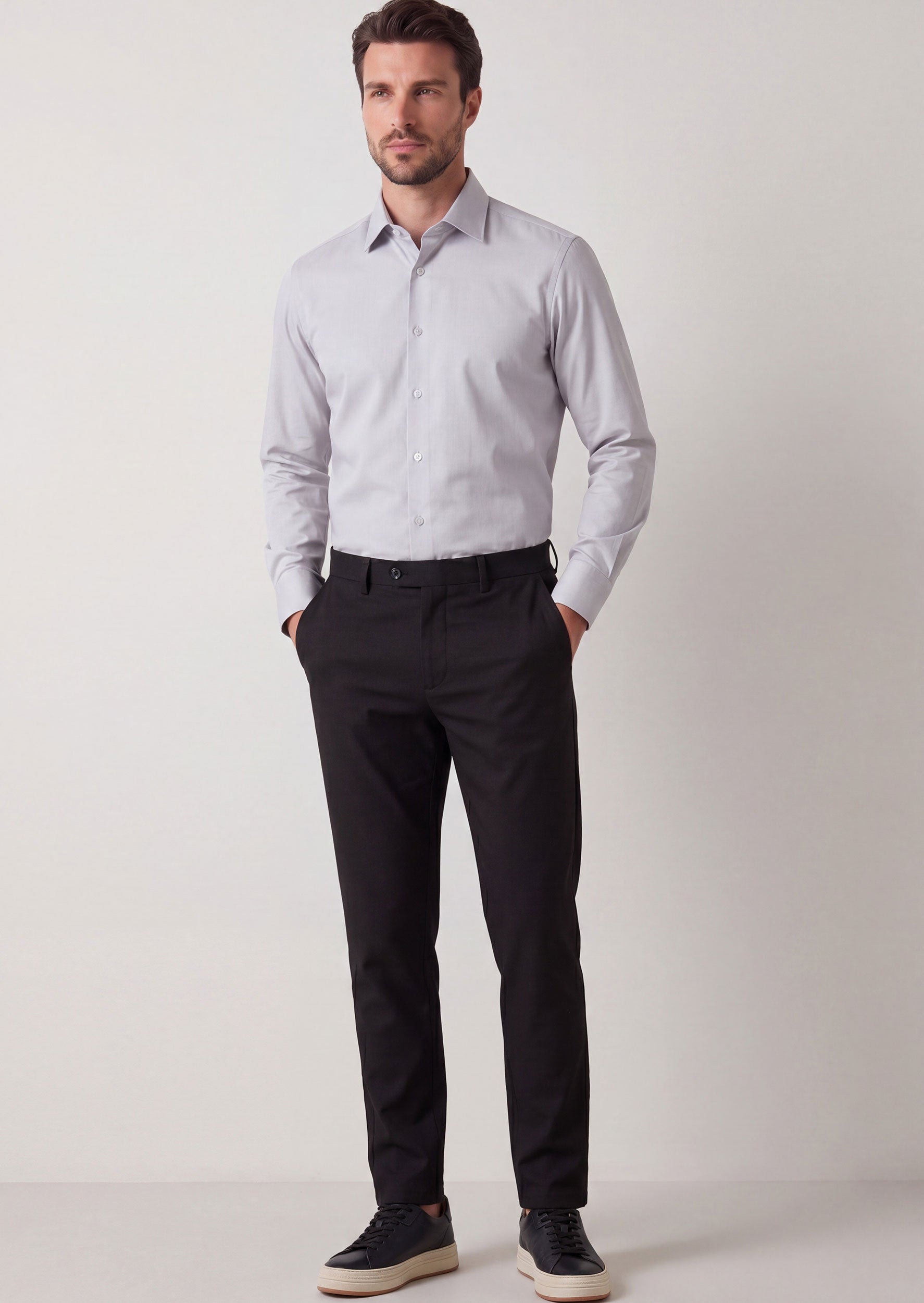 Dark Grey Long Sleeve Shirt