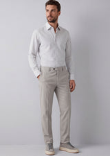 White - Grey Long Sleeve Shirt