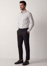 White - Grey Long Sleeve Shirt