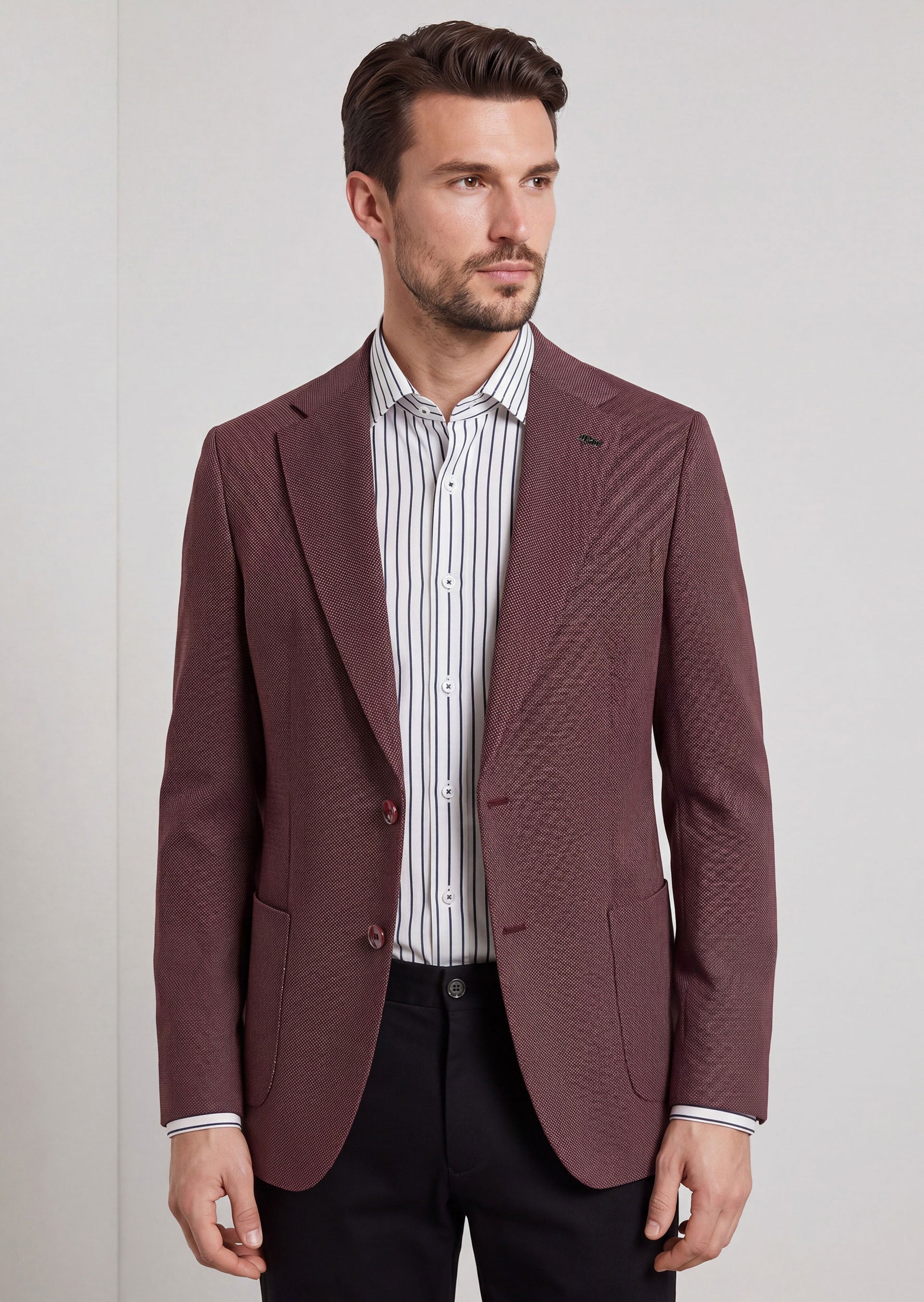 Burgundy Blazer