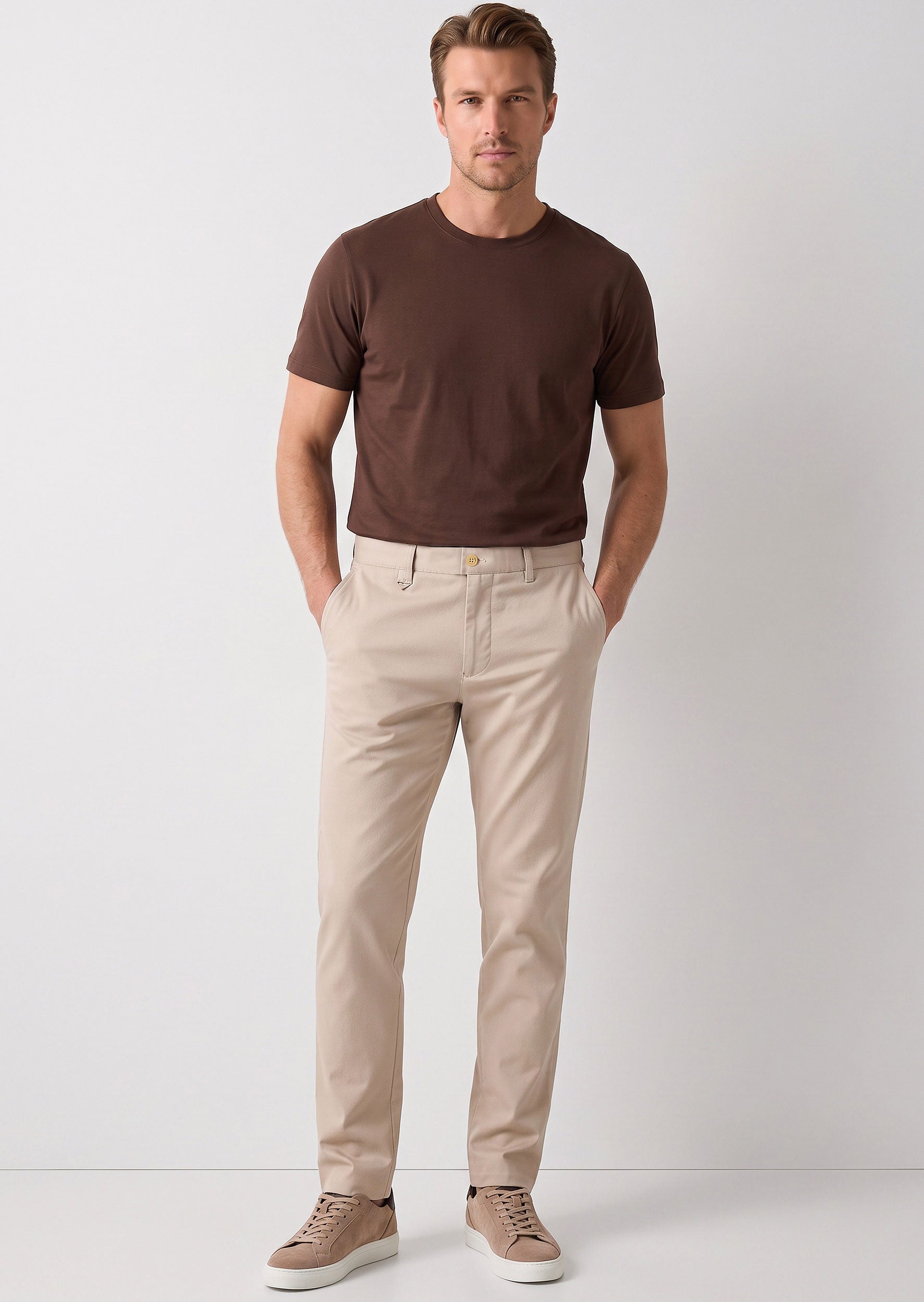 Beige Chino & Casual Pant
