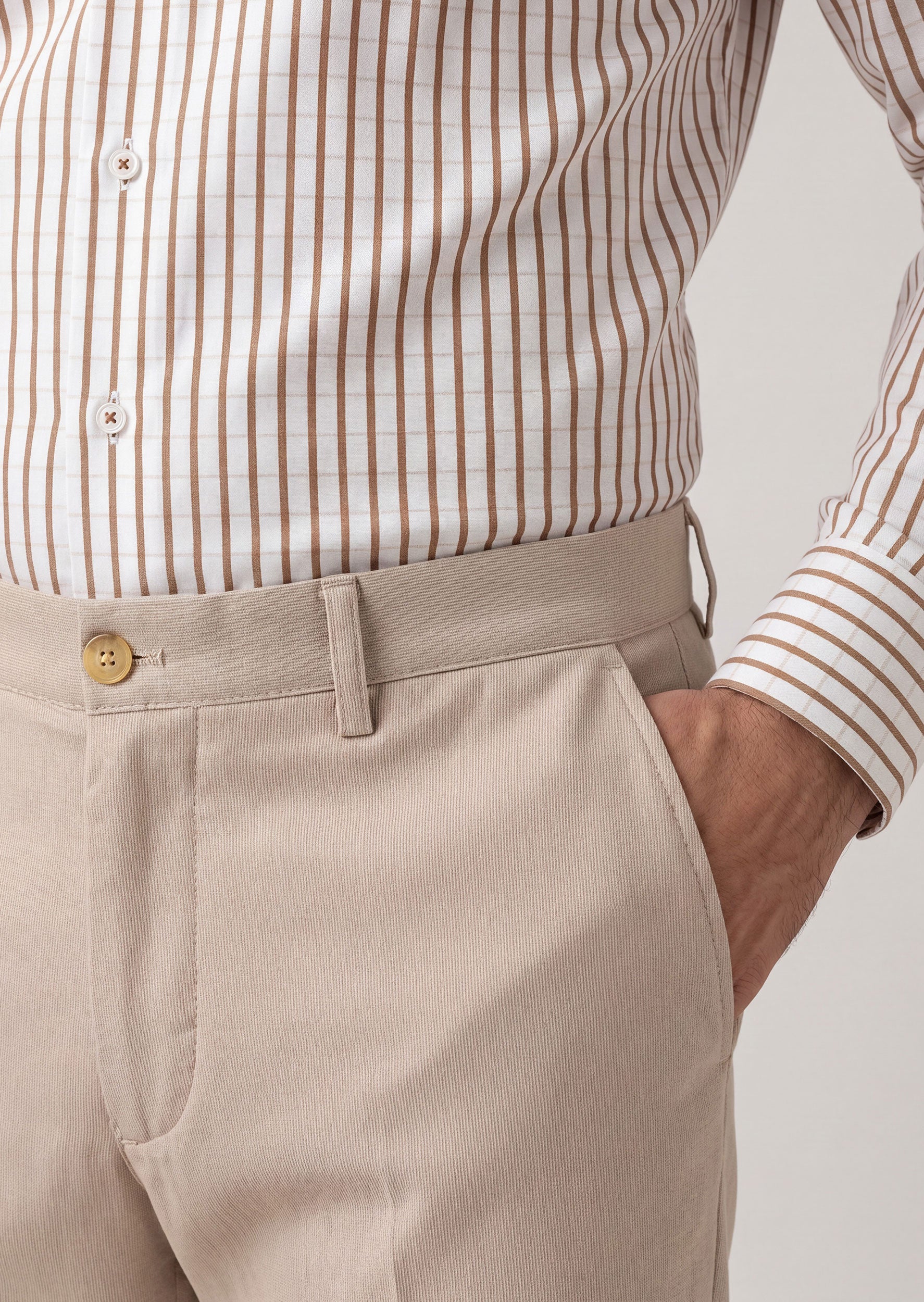 Beige Chino & Casual Pant