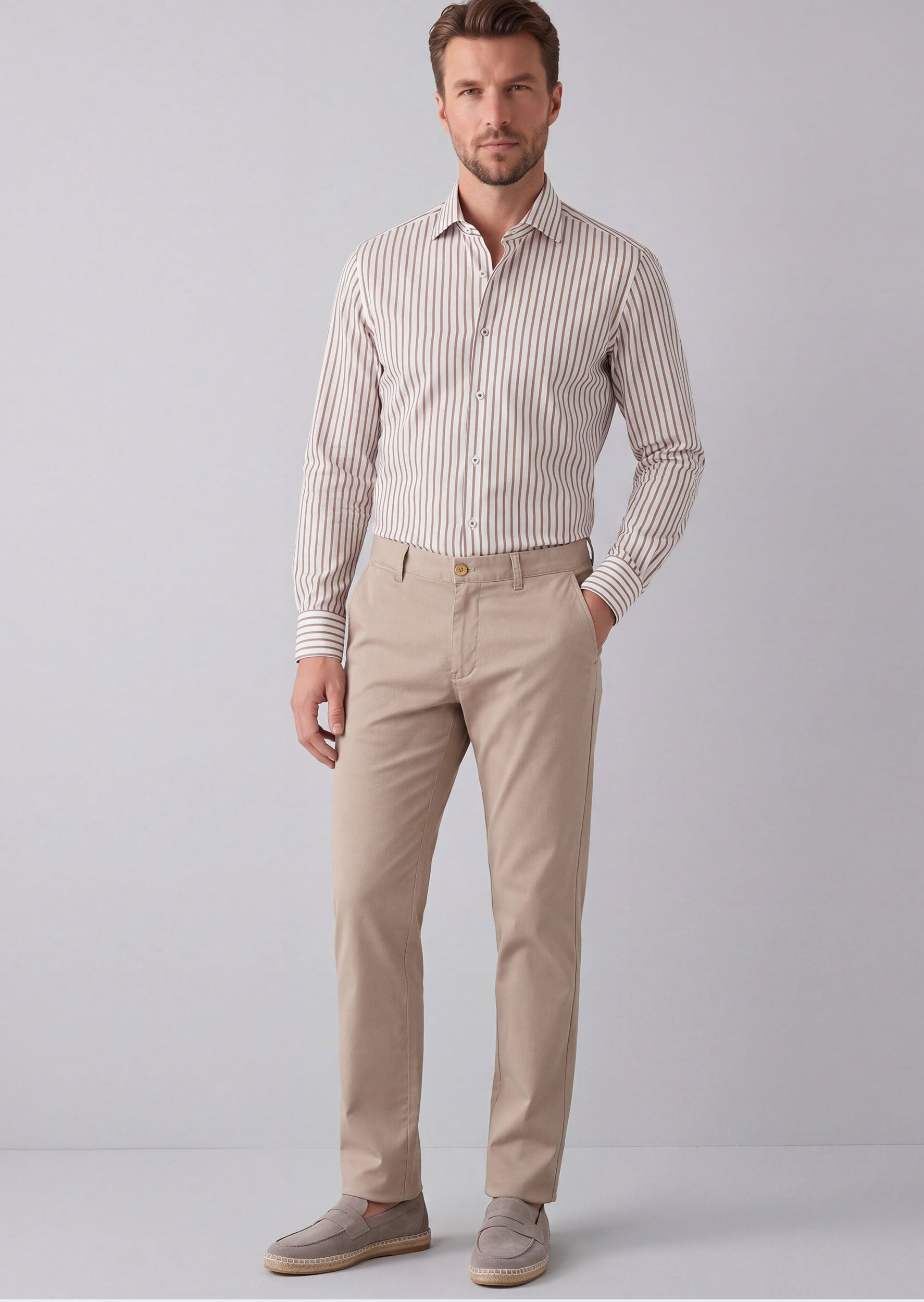 Beige Chino & Casual Pant