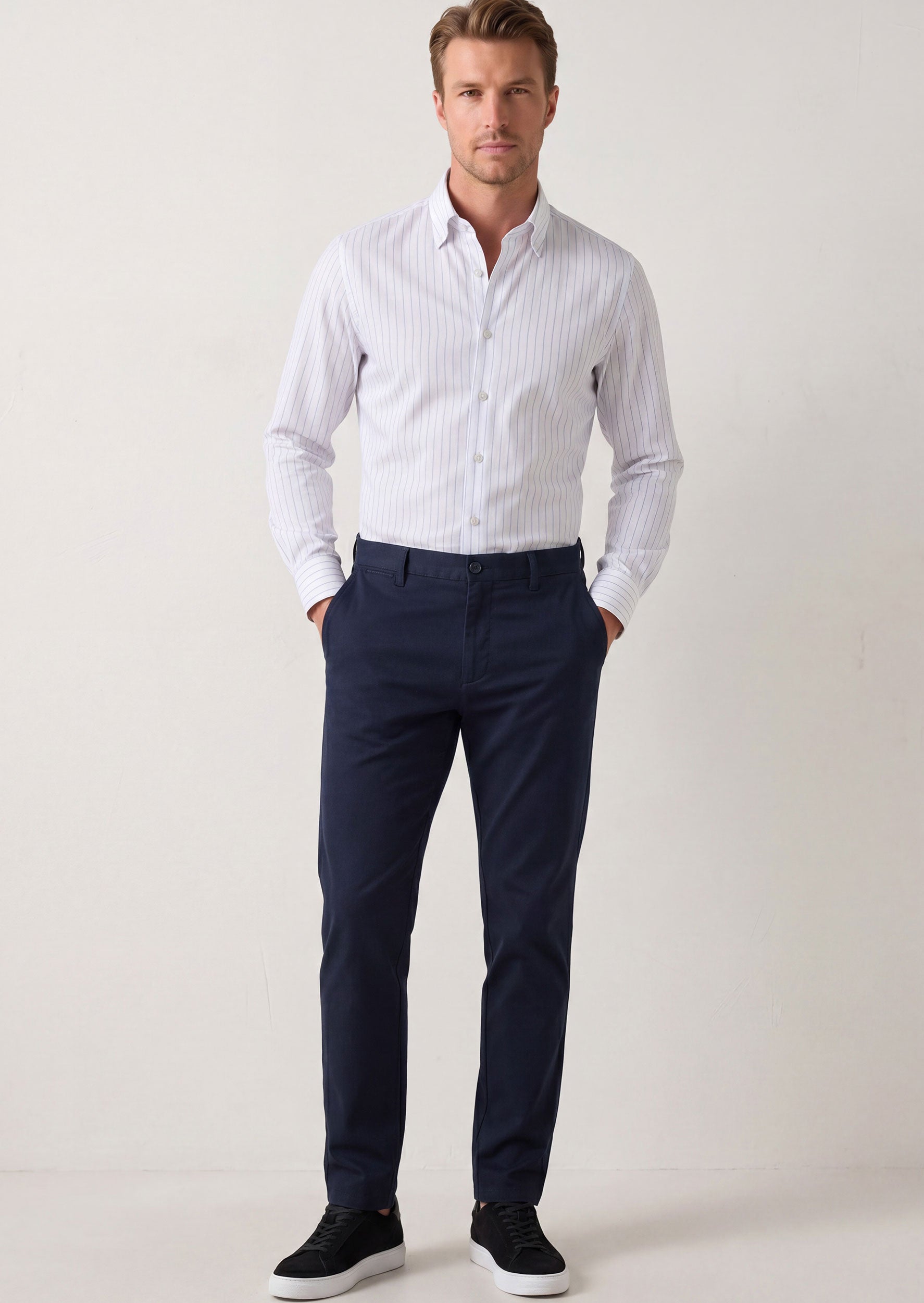 Navy Chino & Casual Pant