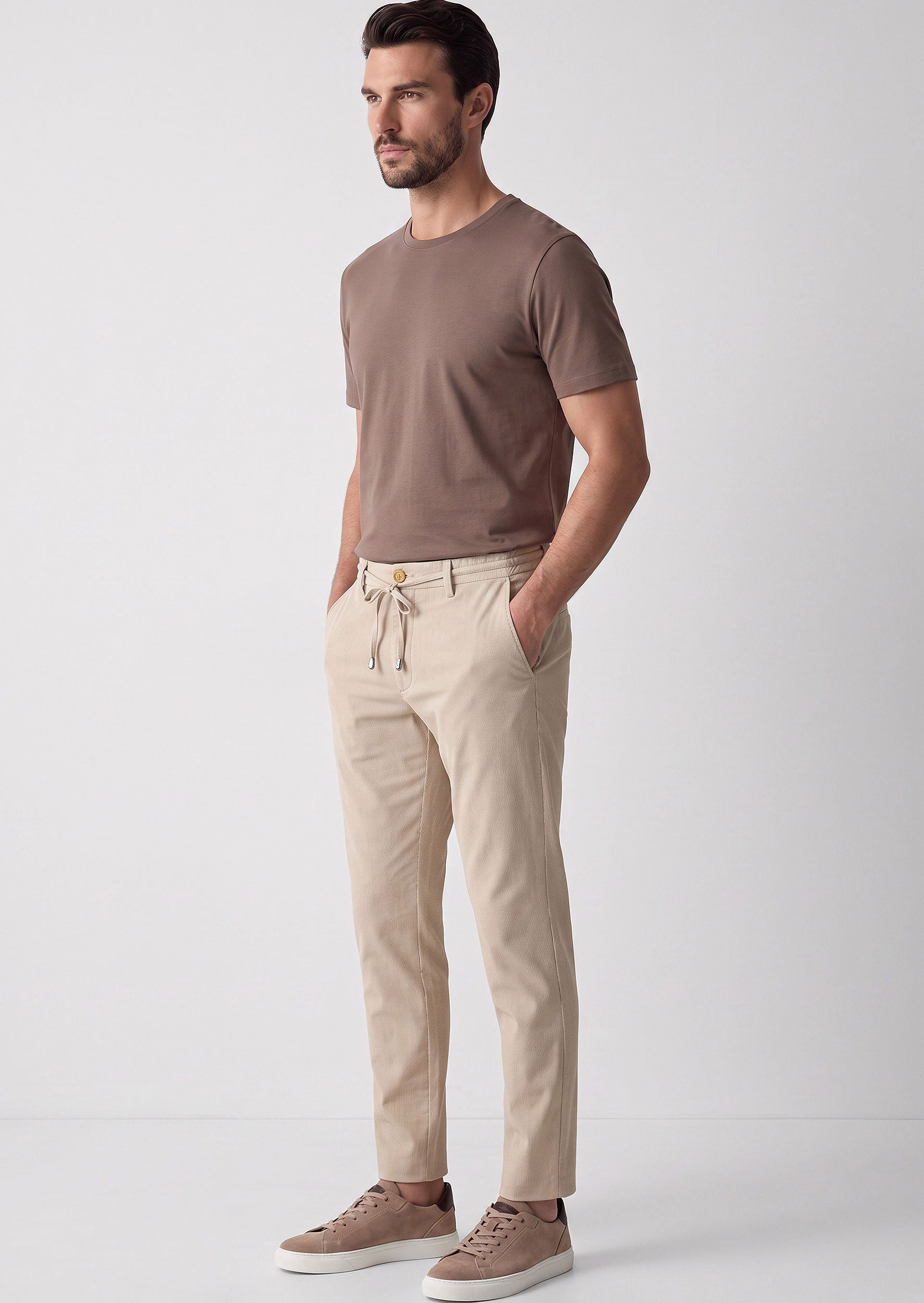 Beige Chino & Casual Pant