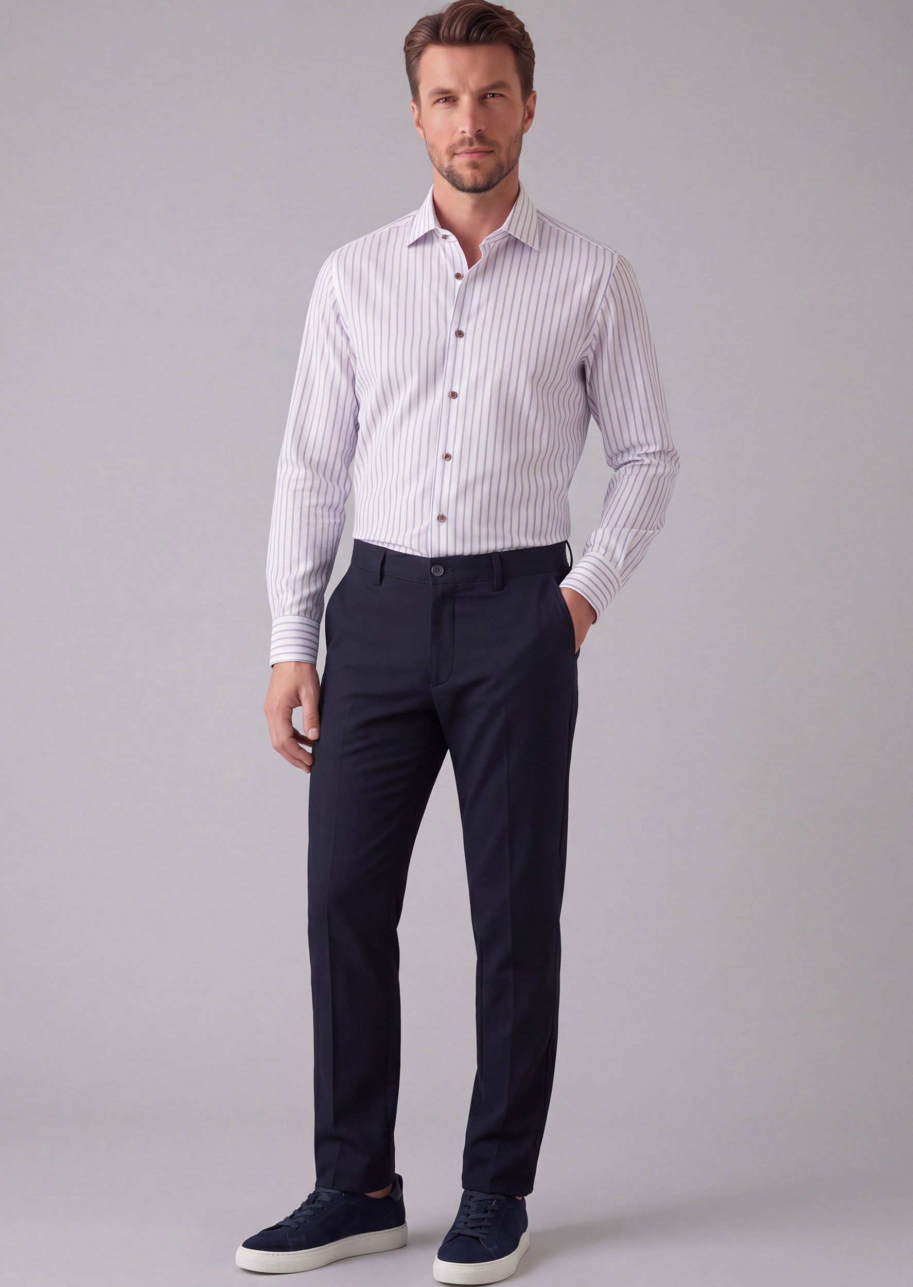 Navy Chino & Casual Pant