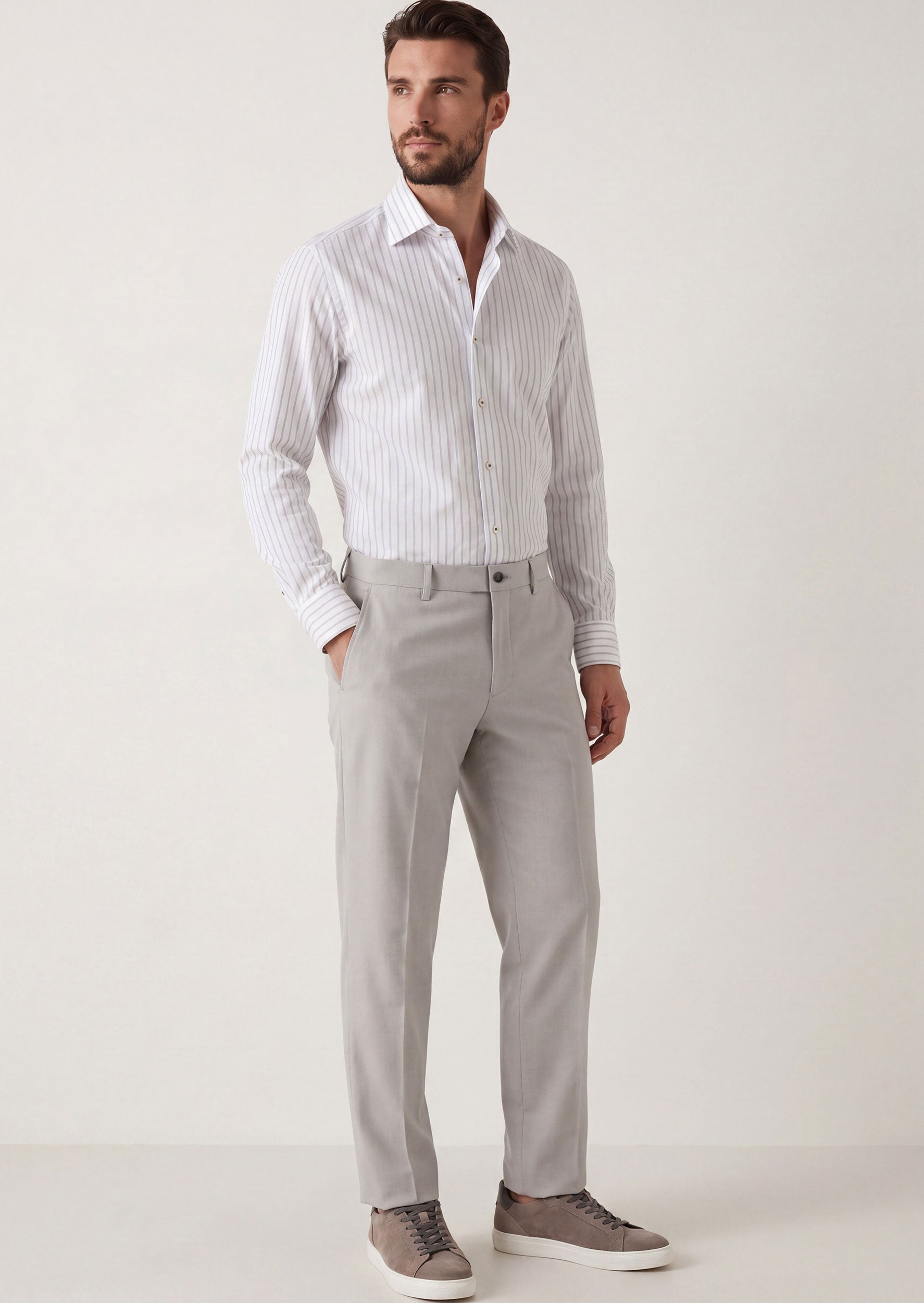 Grey Chino & Casual Pant