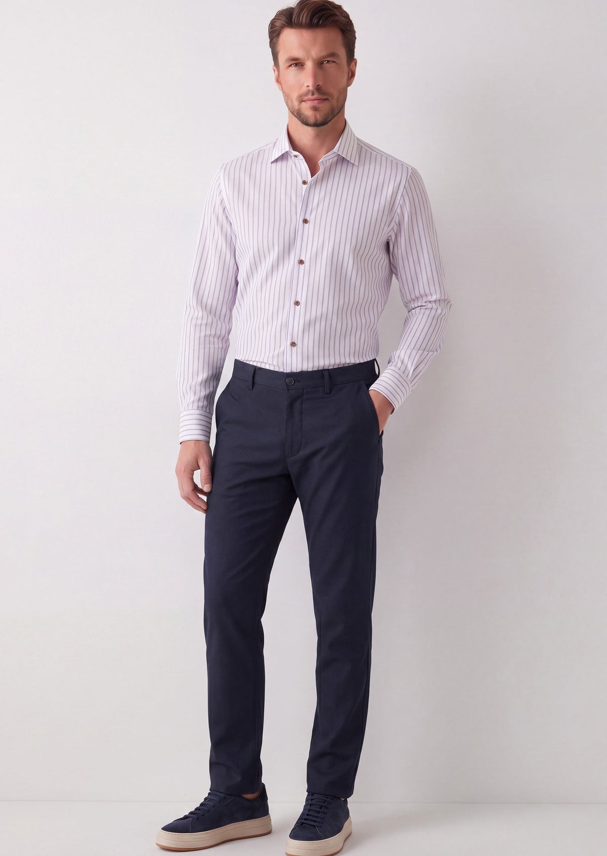 Navy Chino & Casual Pant