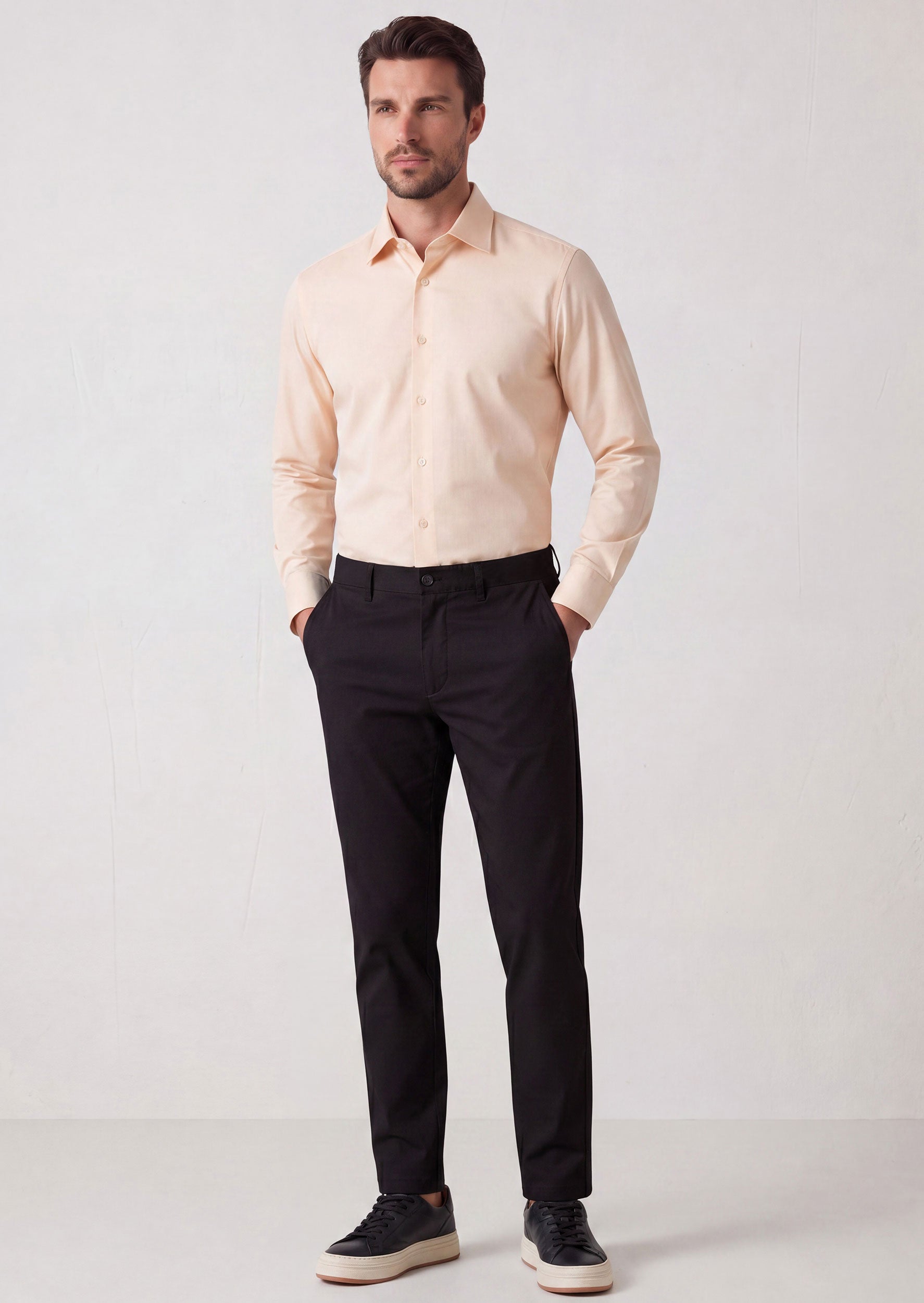 Beige Long Sleeve Shirt