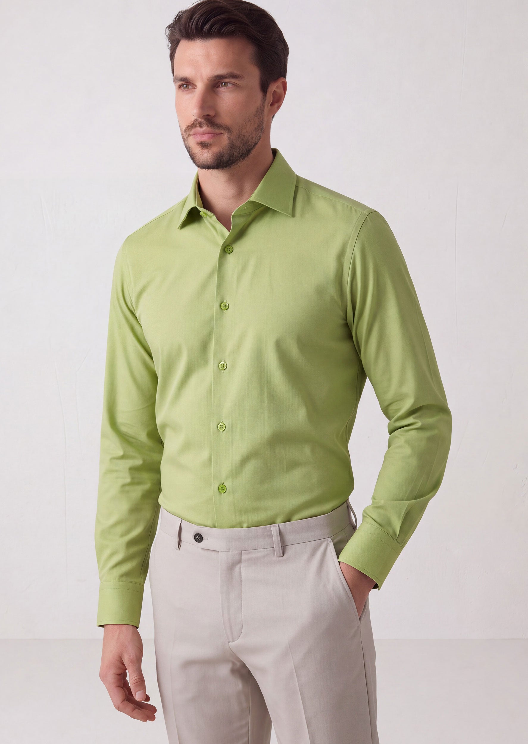 Sea Green Long Sleeve Shirt