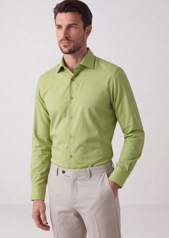 Sea Green Long Sleeve Shirt