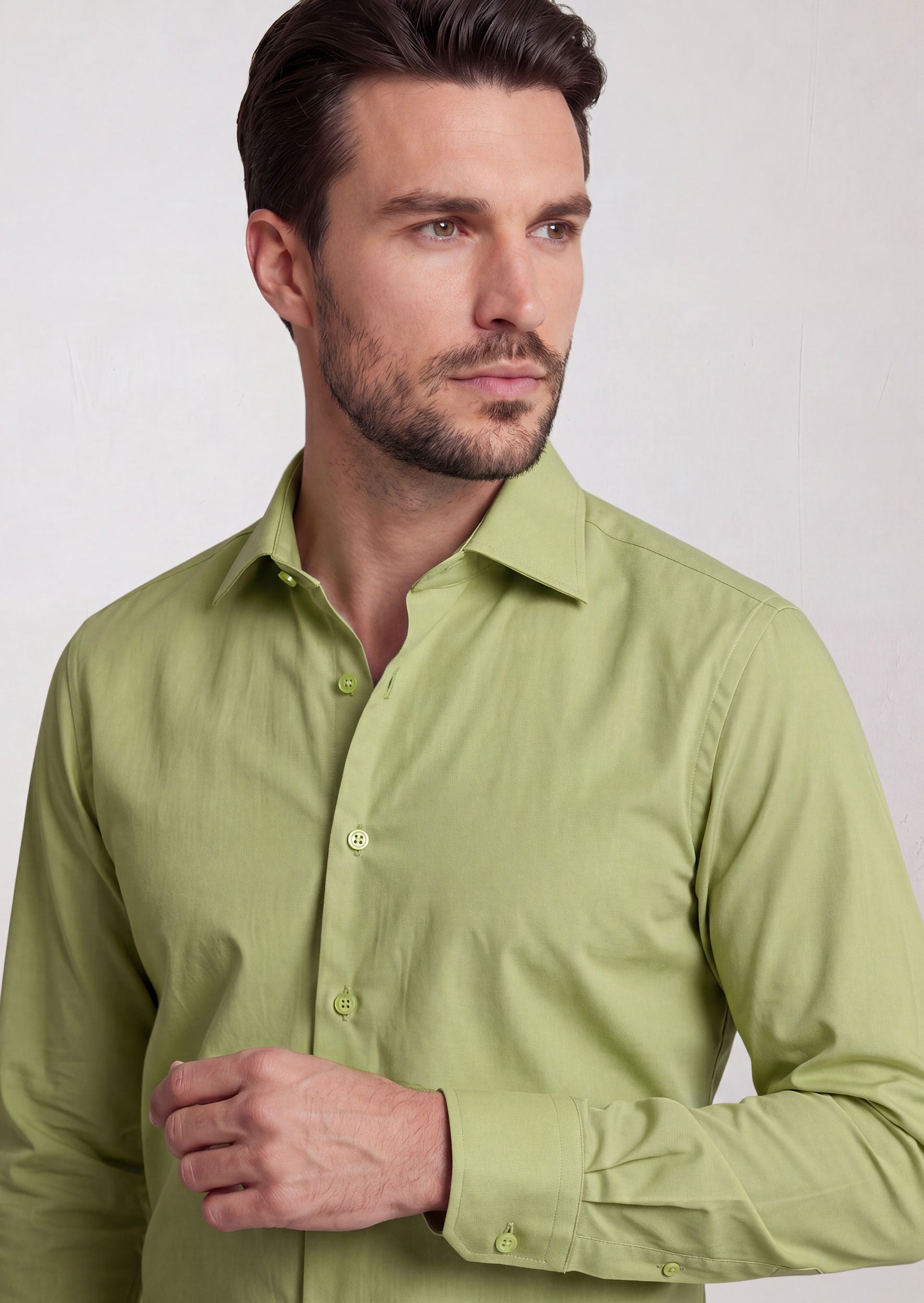 Sea Green Long Sleeve Shirt