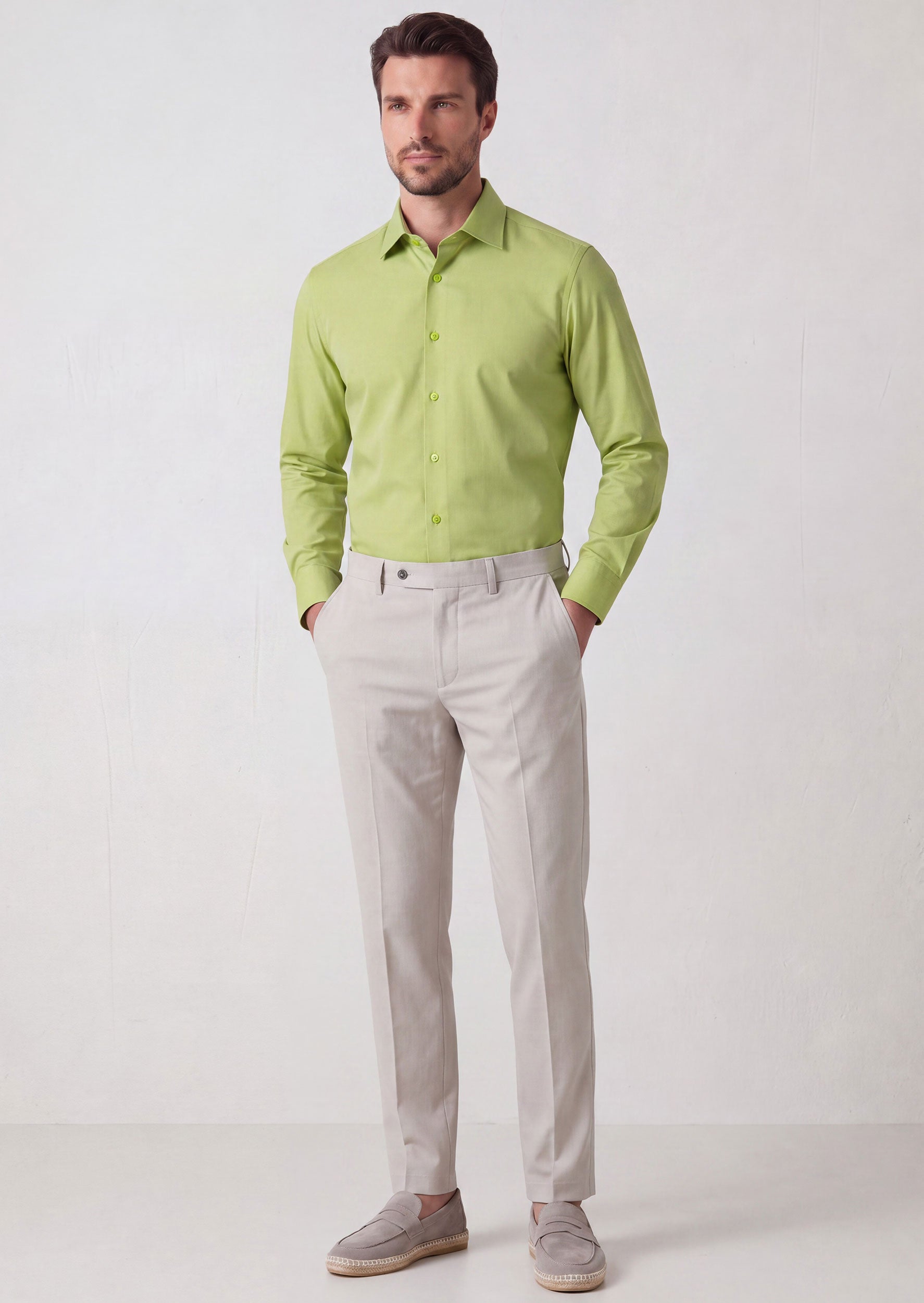 Sea Green Long Sleeve Shirt