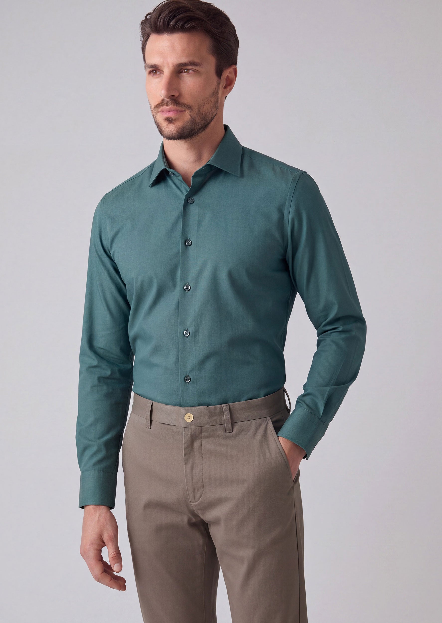 Green Long Sleeve Shirt
