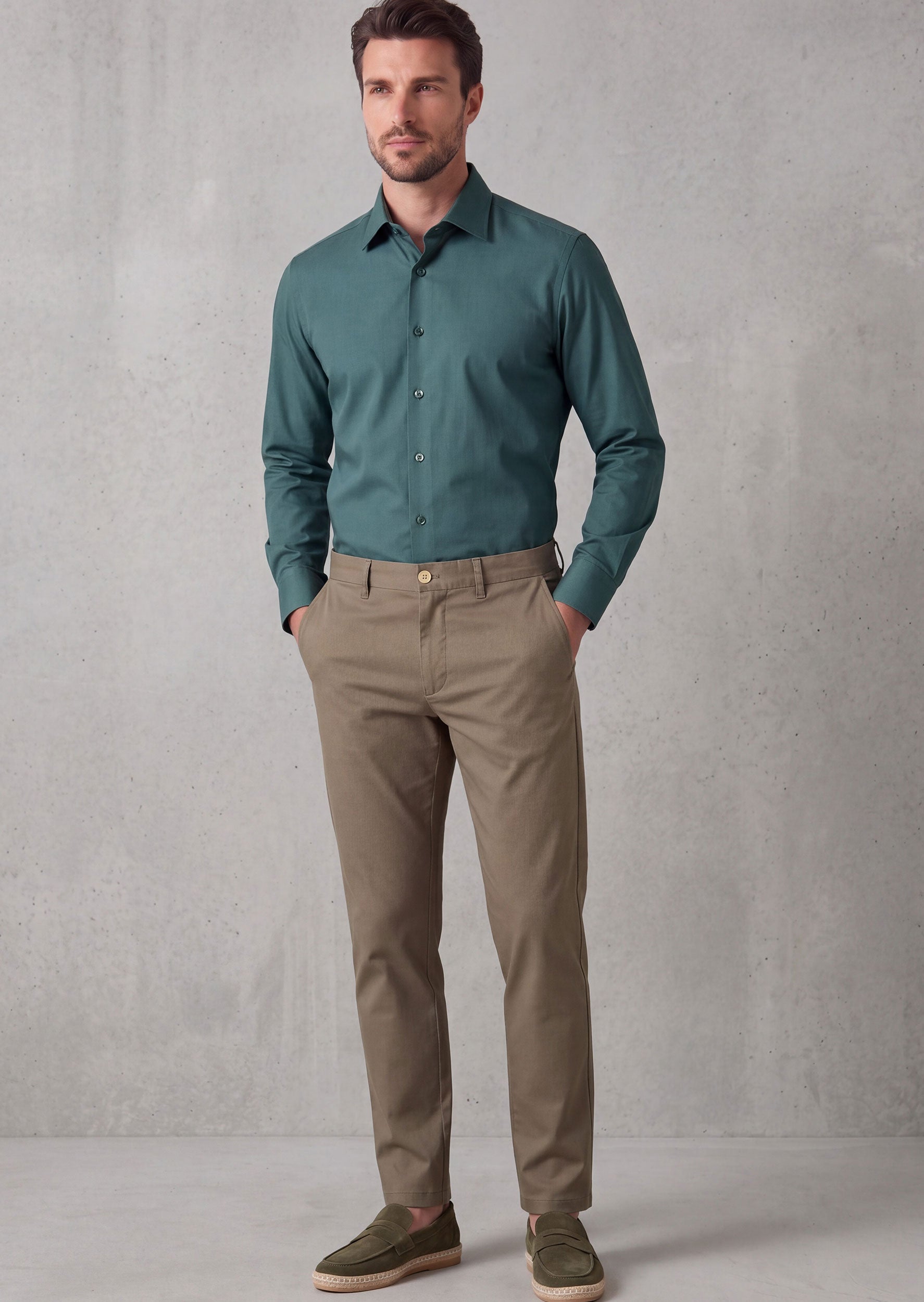 Green Long Sleeve Shirt