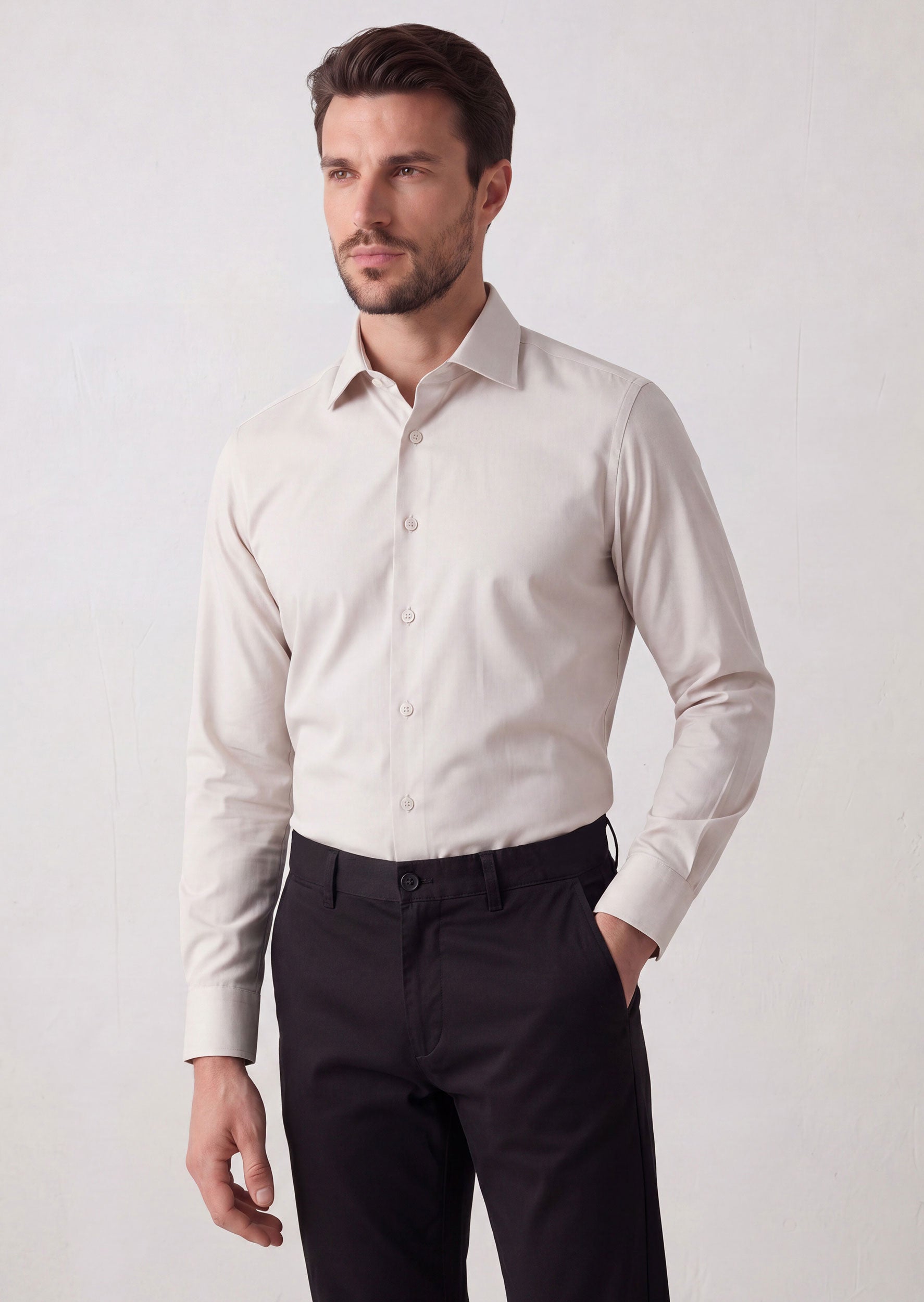 Grey Long Sleeve Shirt
