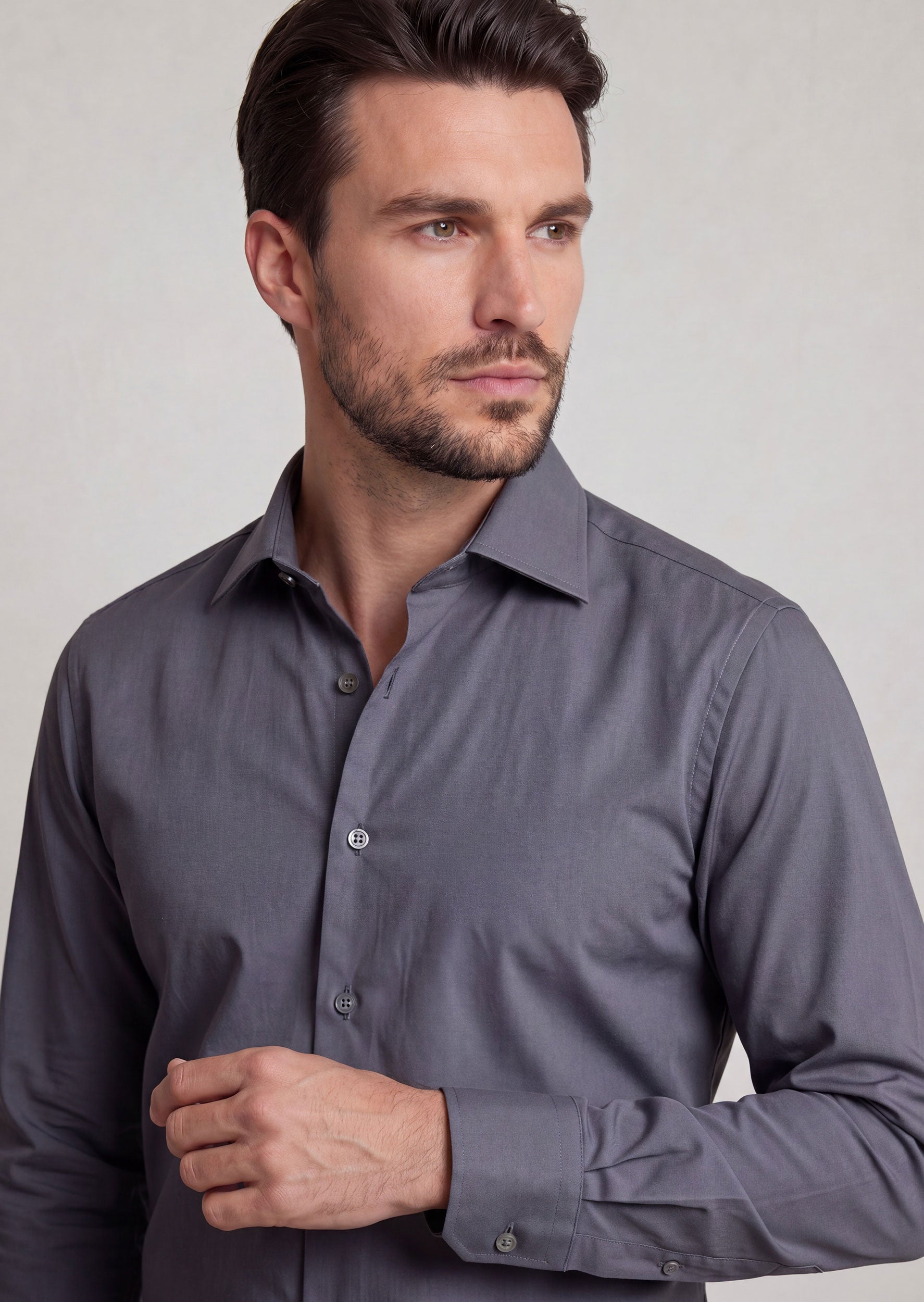 Anthracite Long Sleeve Shirt