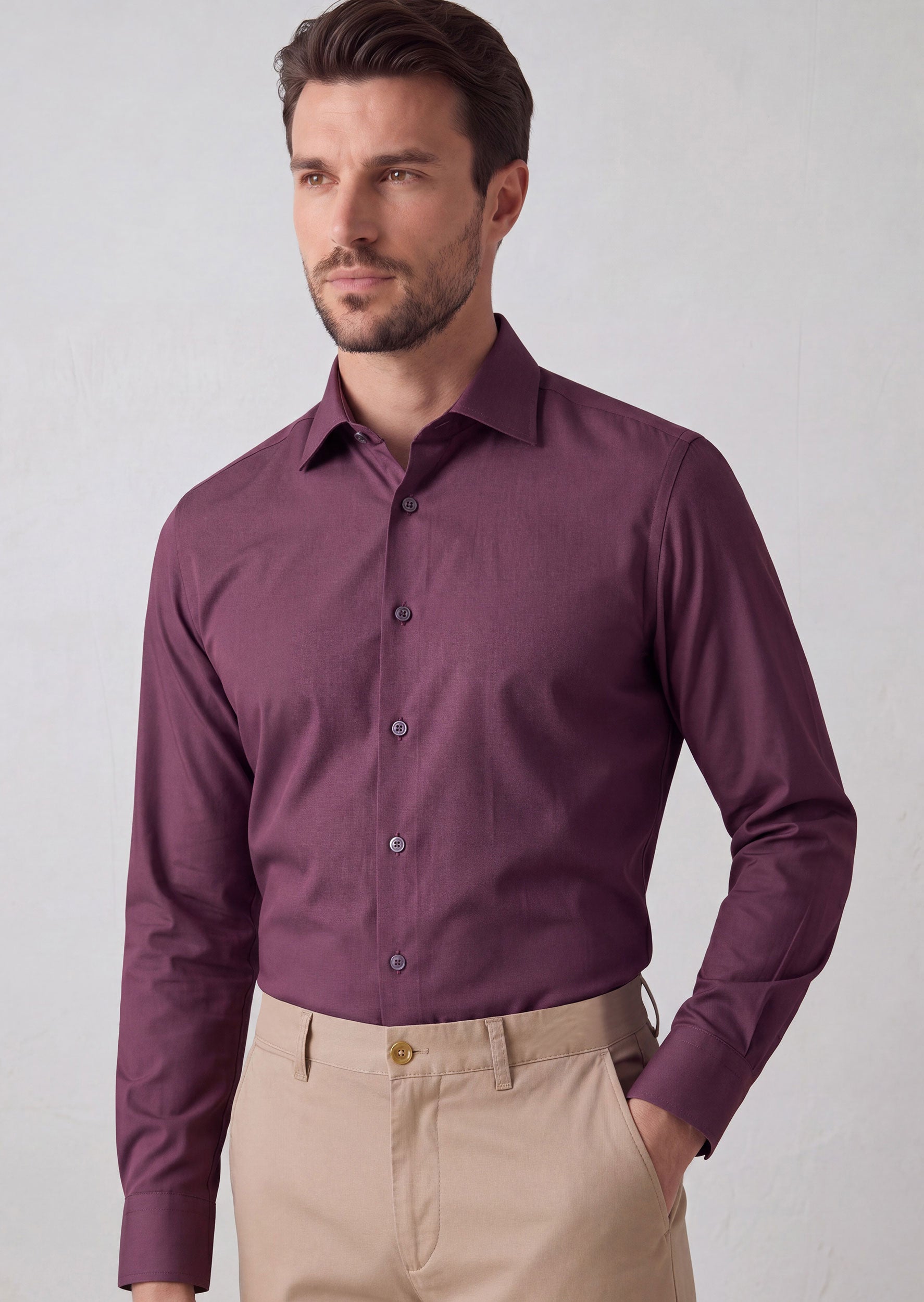 Purple Long Sleeve Shirt