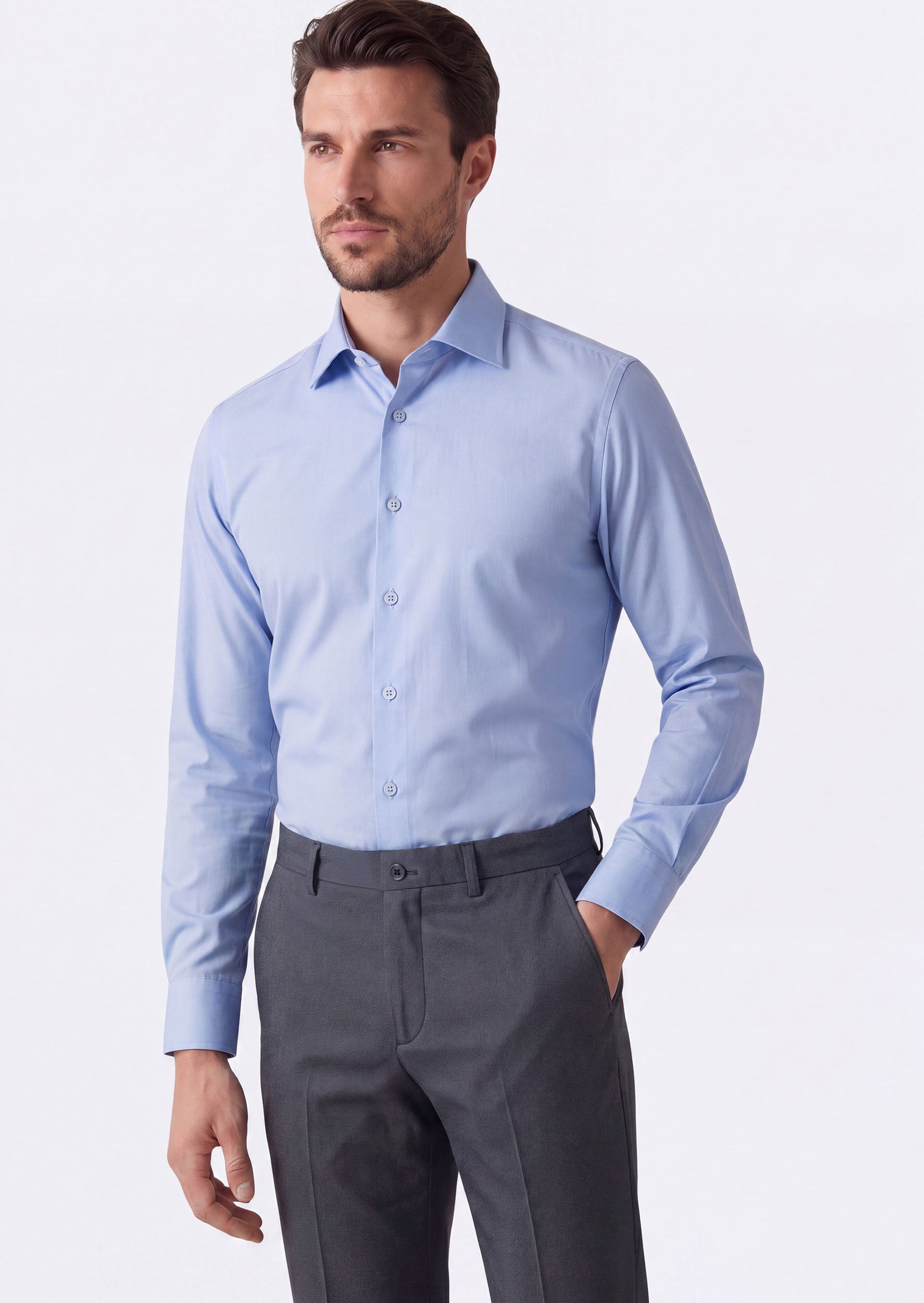 Blue Long Sleeve Shirt