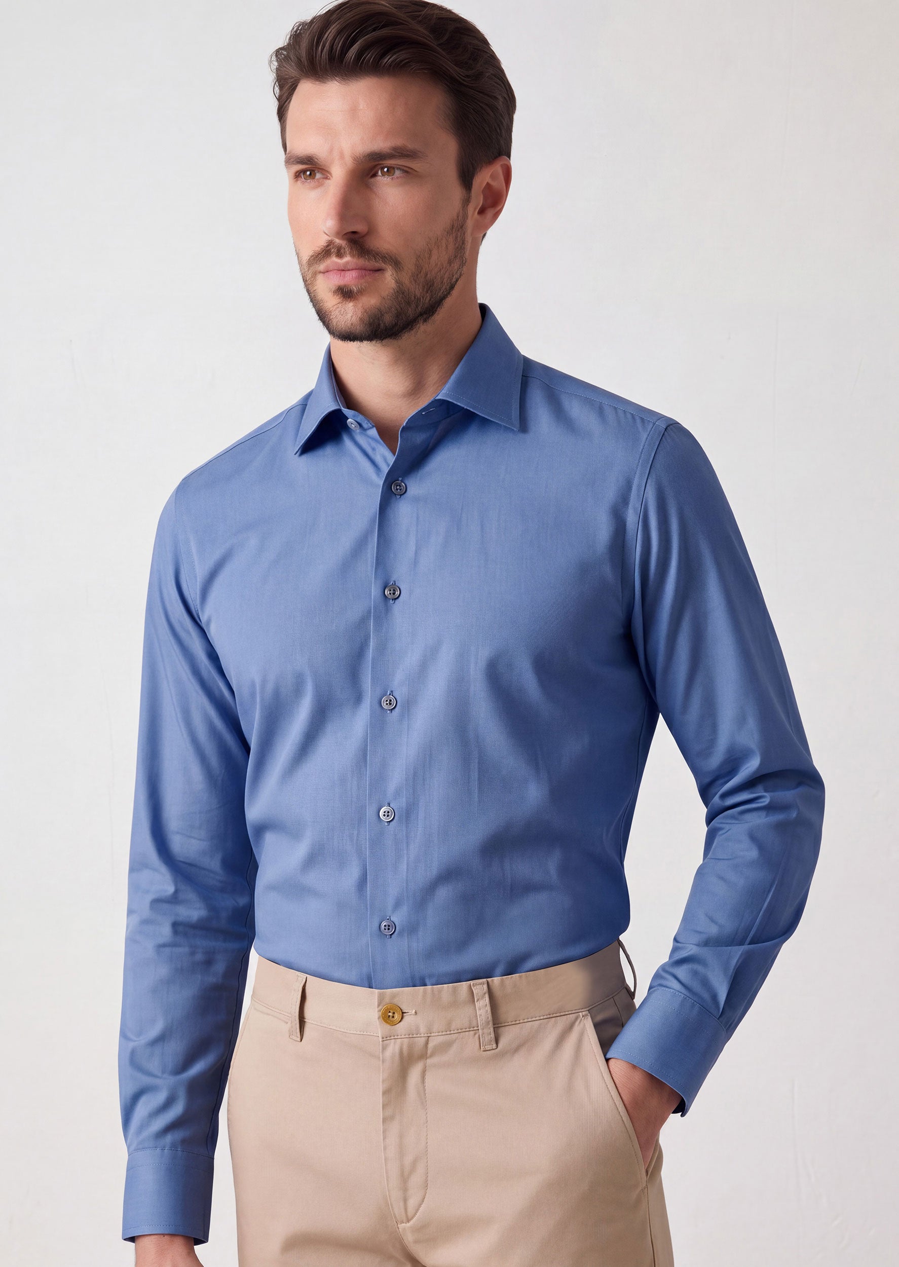 Indigo Long Sleeve Shirt